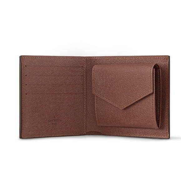 $580 Louis‎ Vuitton Marco Wallet Monogram Canvas brown logo coin purse bag - Picture 2 of 11